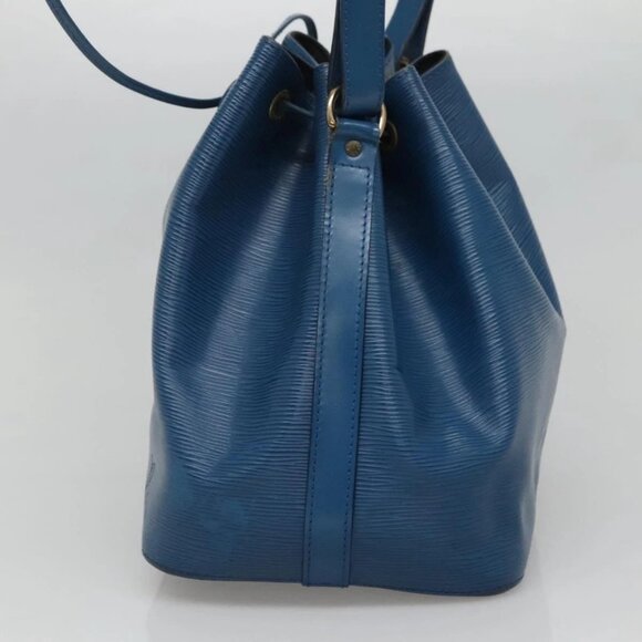 LOUIS VUITTON Epi Petit Noe Shoulder Bag Blue M44105 LV Auth 128706 - Picture 6 of 16
